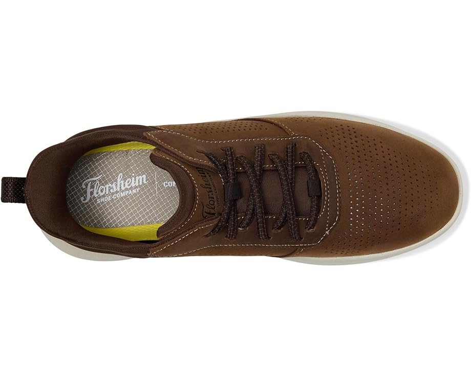 Кроссовки Florsheim Fleet Perf Toe Elastic Lace Sneakers, цвет Brown Crazy Horse — фото 2