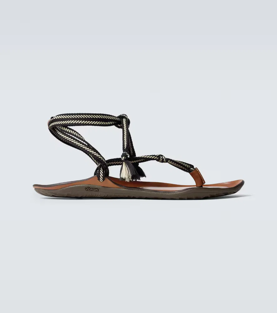 Плетеные сандалии Vibram Lemaire, белый