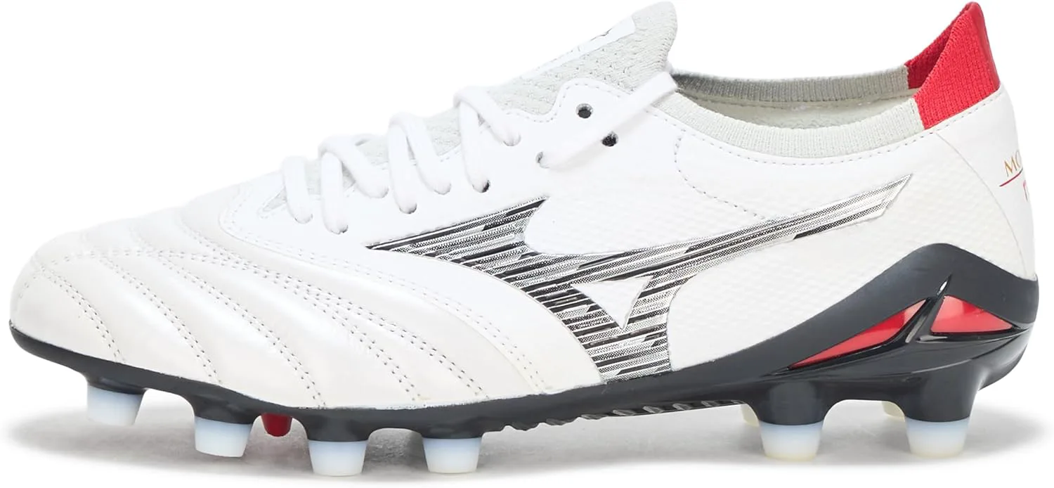 

Футбольные бутсы Mizuno Mens Morelia Neo IV Beta, сделанные в Японии, белый/черный