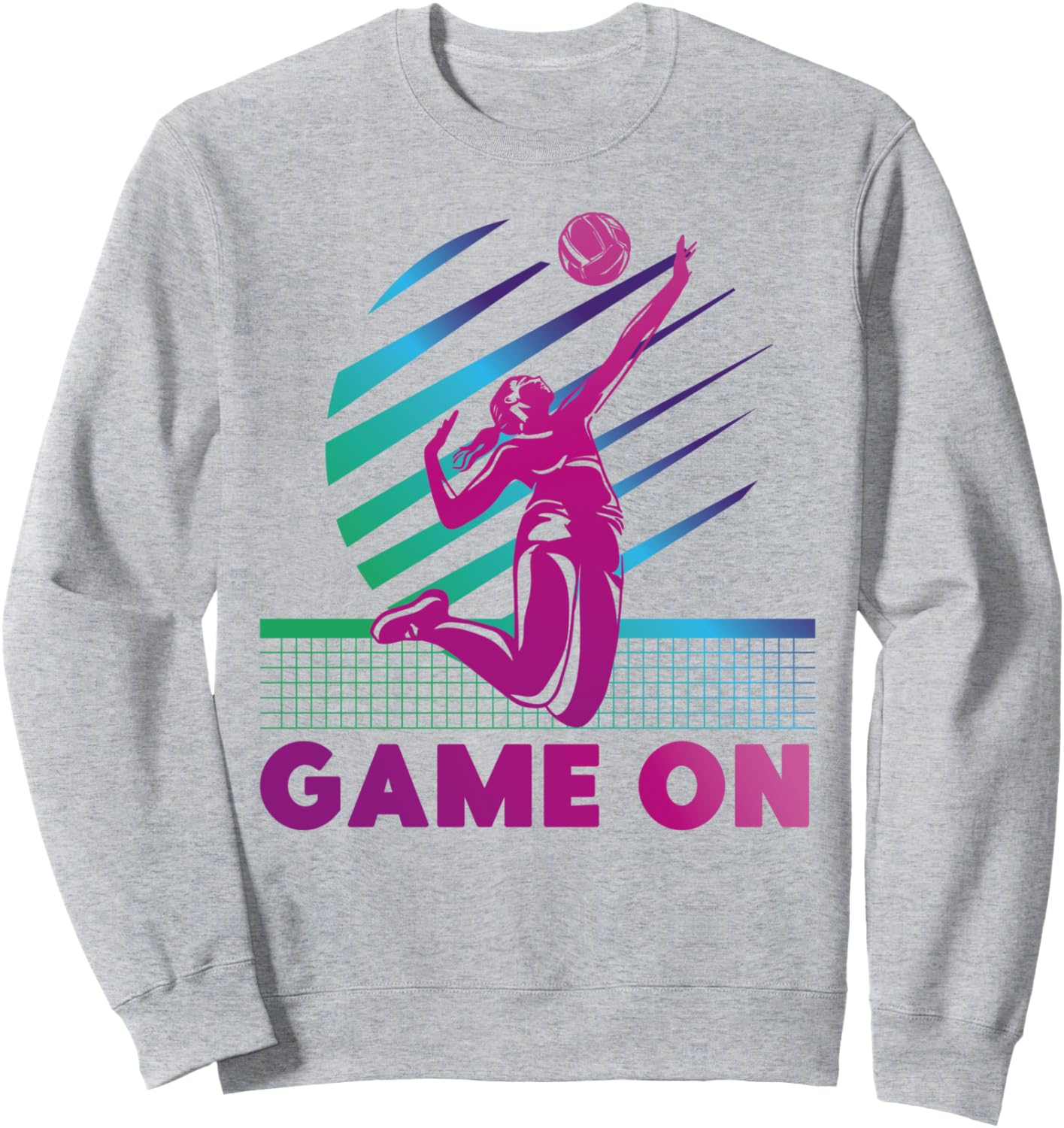 

Футболка с ретро-принтом волейбольной команды 80-х и 90-х годов Cute Sand Beach Volleyball Hs0, серый