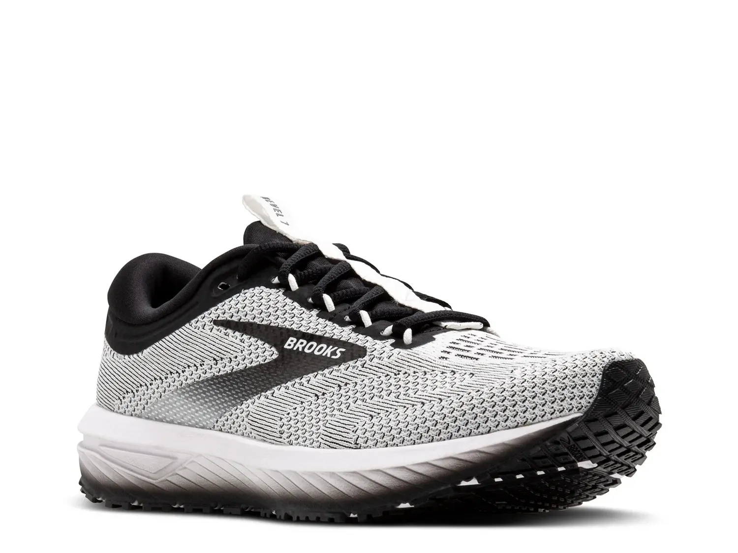 

Кроссовки Brooks Revel 7 Running Shoe — мужские, белые/черные