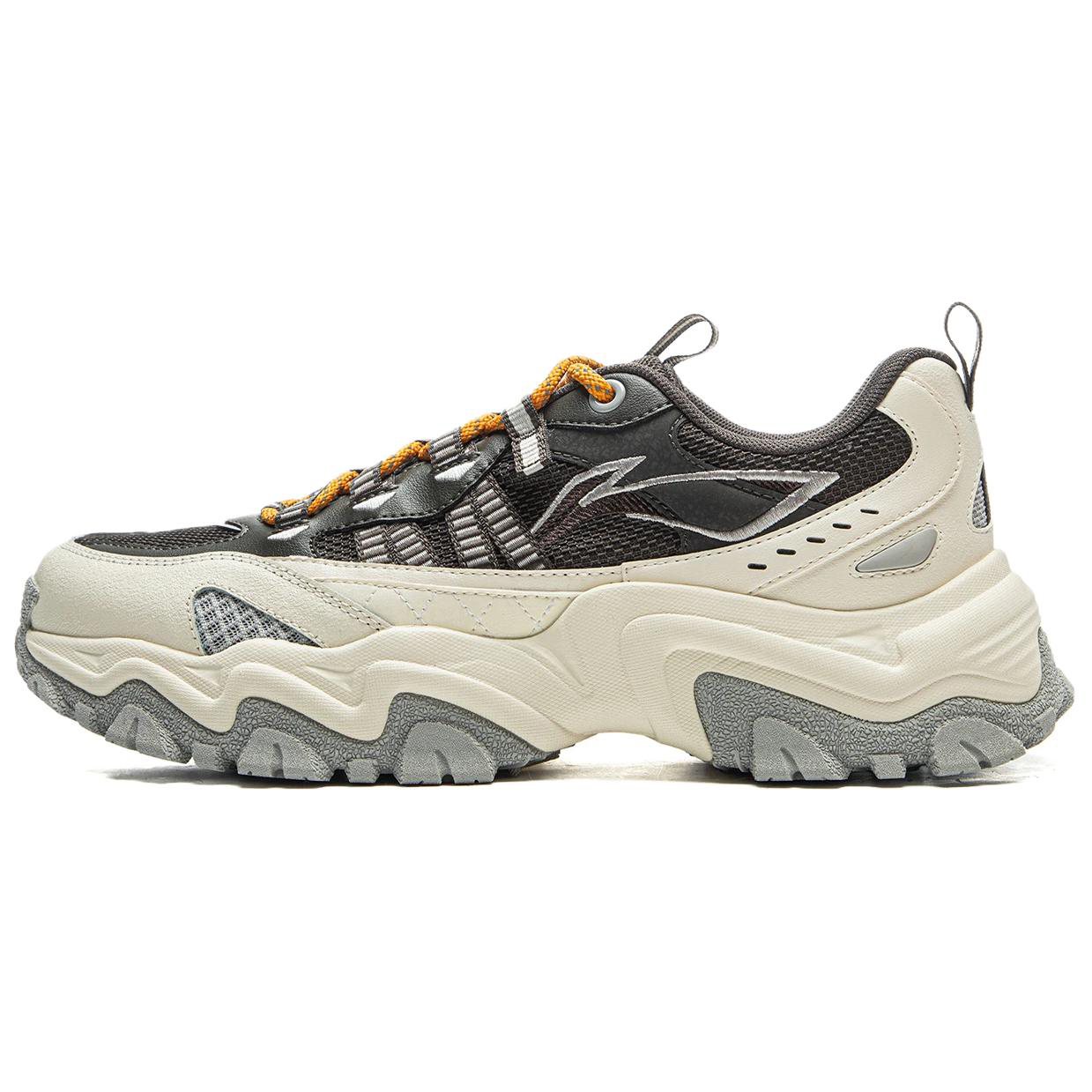 

Shan Xing нескользящие и устойчивые к истиранию поддерживающие низкие повседневные кроссовки мужские Greige LINING, Greige