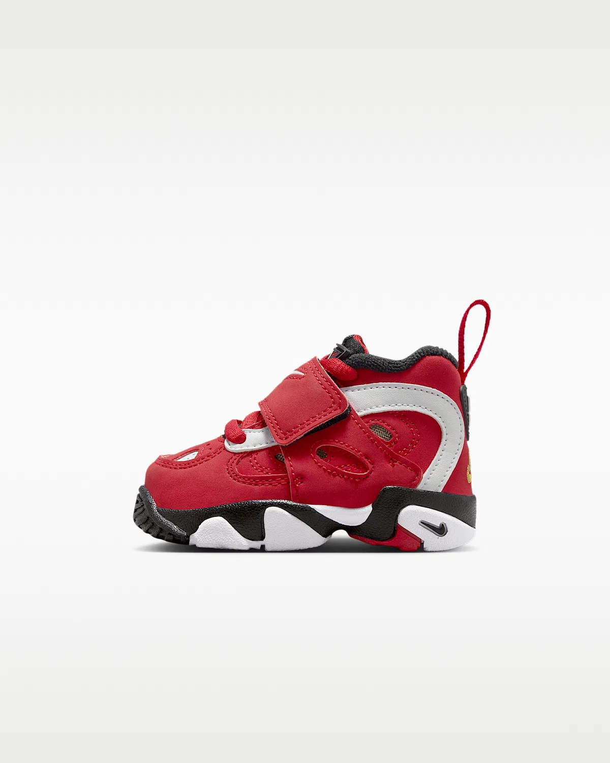 Детские кроссовки Nike Diamond Turf II, Prime Red/Black/Metallic Gold/White