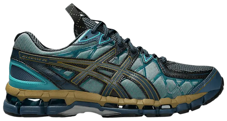 

Кроссовки ASICS Kiko Kostadinov x UB10-S Gel Kayano 20 'Indigo Gunmetal', бирюзовый