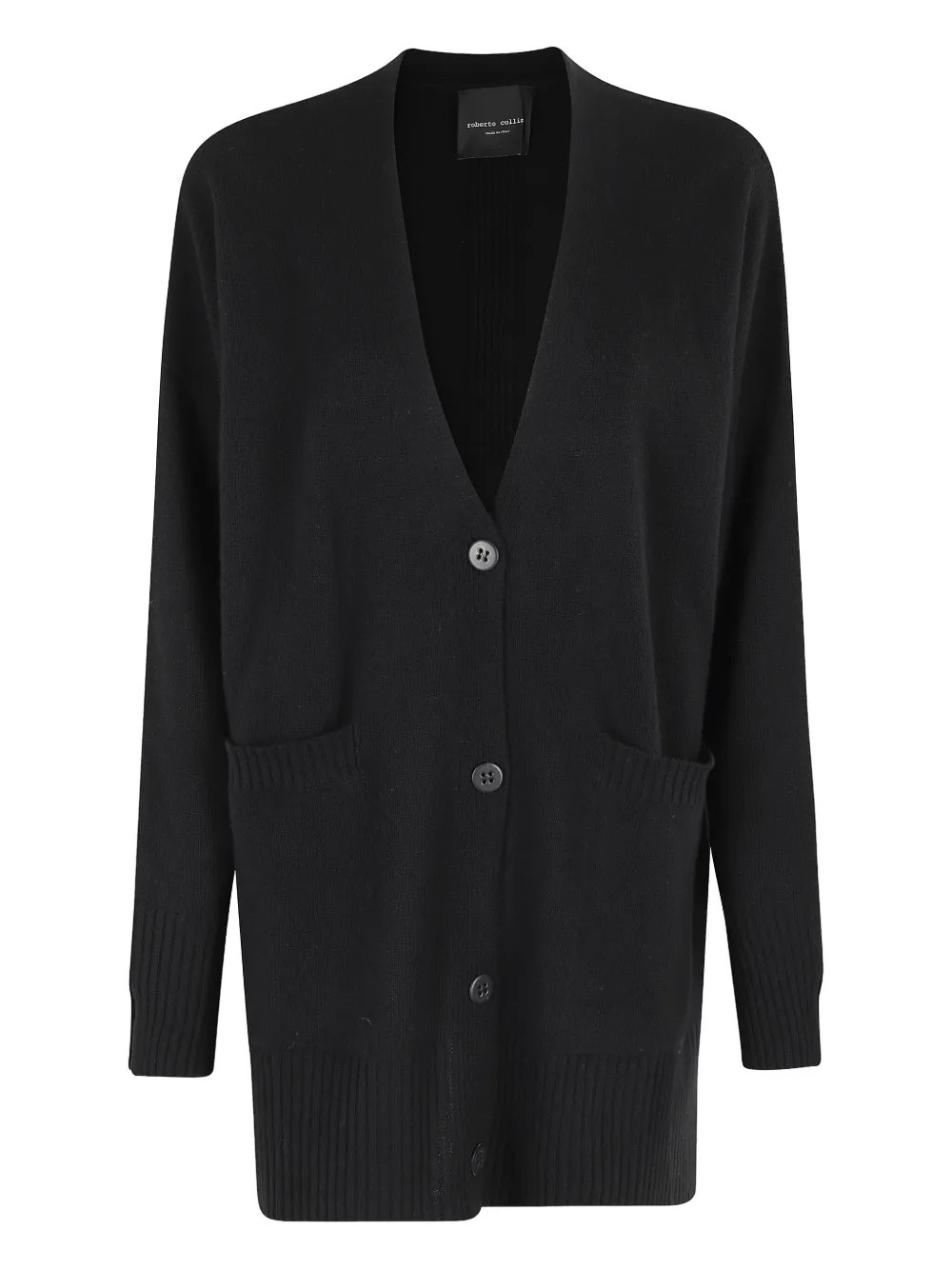 

Кардиган на пуговицах Roberto Collina, черный