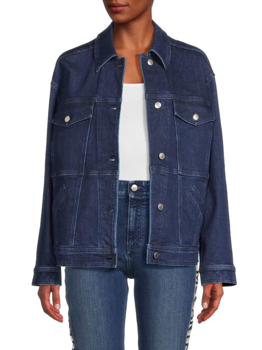 

Джинсовая куртка Stella Laser Logo Stella McCartney, цвет Dark Blue, Синий, Джинсовая куртка Stella Laser Logo Stella McCartney, цвет Dark Blue