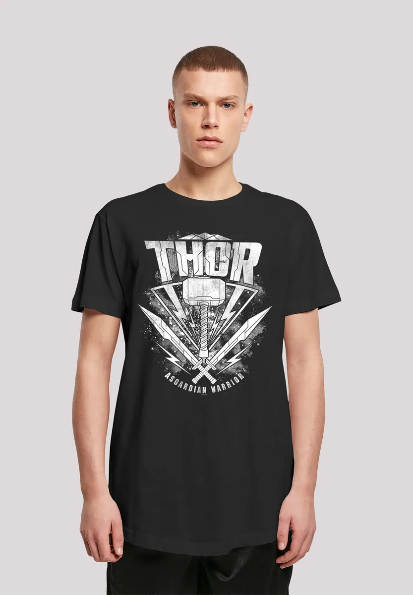 

Футболка F4NT4STIC "Marvel Thor Ragnarok Thor Hammer Logo", принт, черный