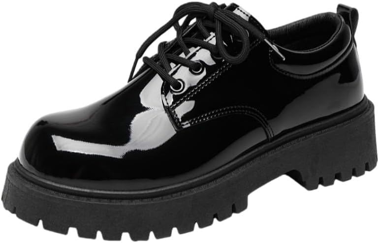 

Мужские большие классические деловые кожаные туфли с блестящим дизайном, подходят для повседневной носки и универсальны для любого случая Fmshi, черный