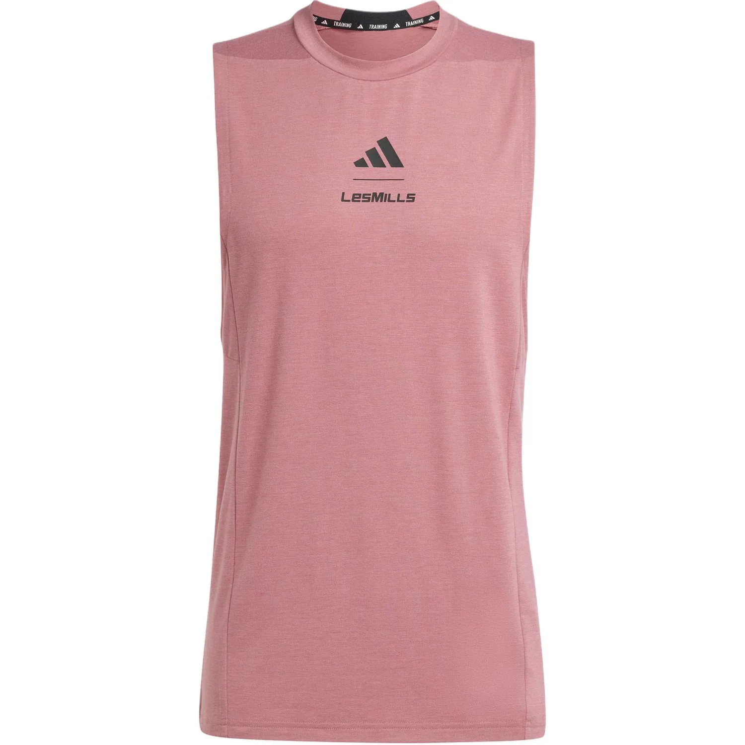 Adidas Футболка LES MILLS мужская темно-коричневая красная