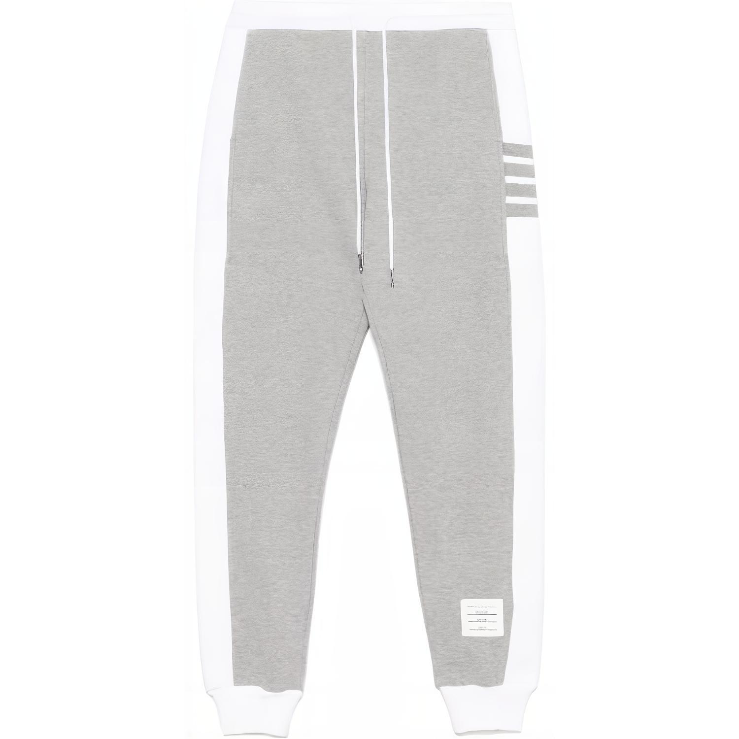 

Средние джерсийные спортивные брюки THOM BROWNE, светло-серый