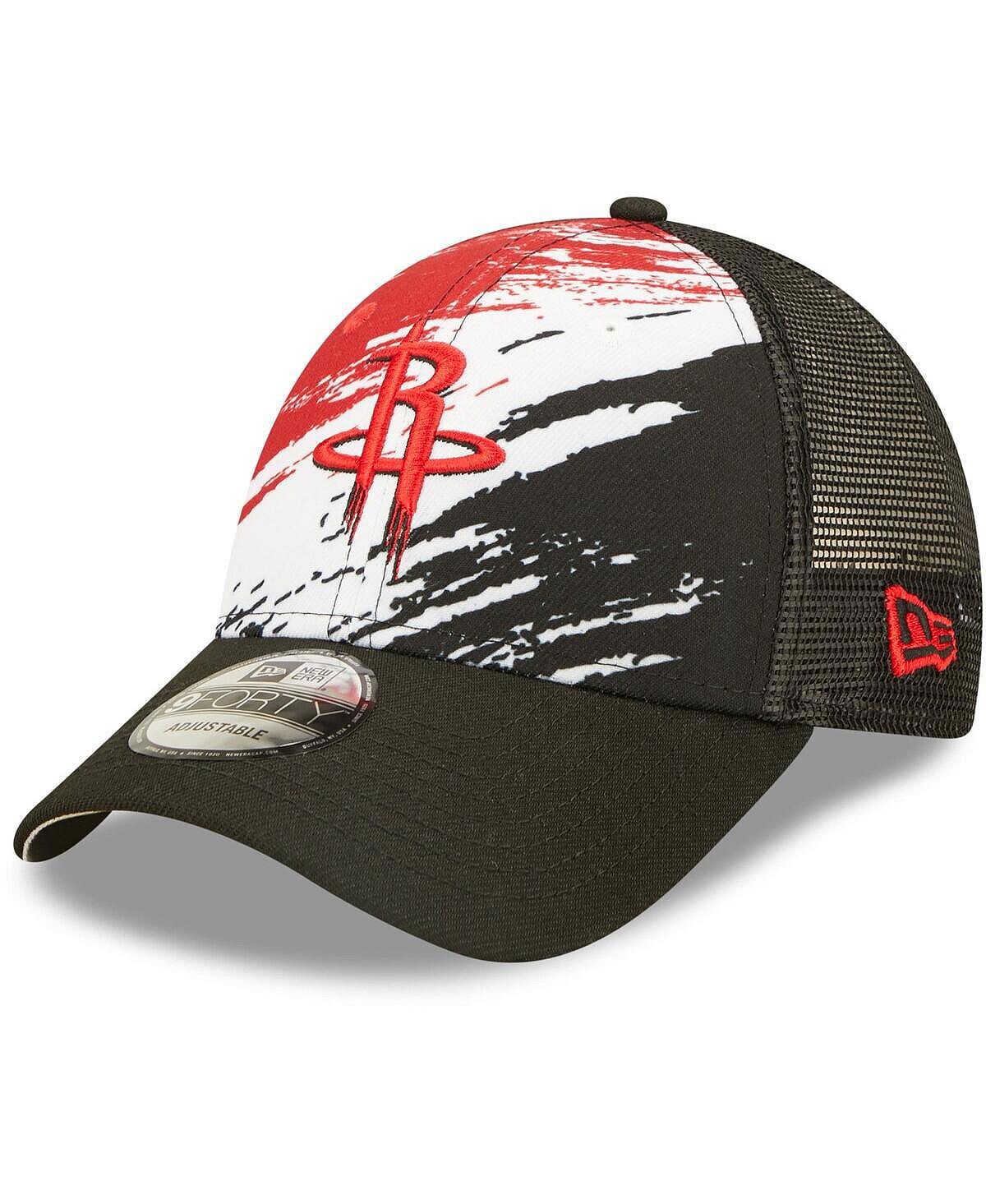 

Мужская черная кепка Houston Rockets Marble 9FORTY Trucker Snapback New Era