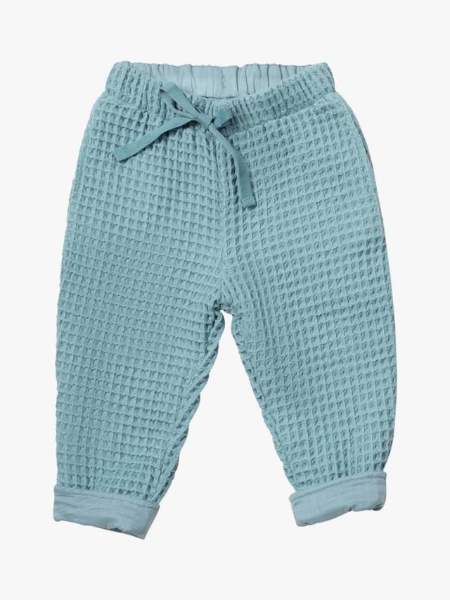 

Детские вафельные хлопковые брюки Little Green Radicals, Blue