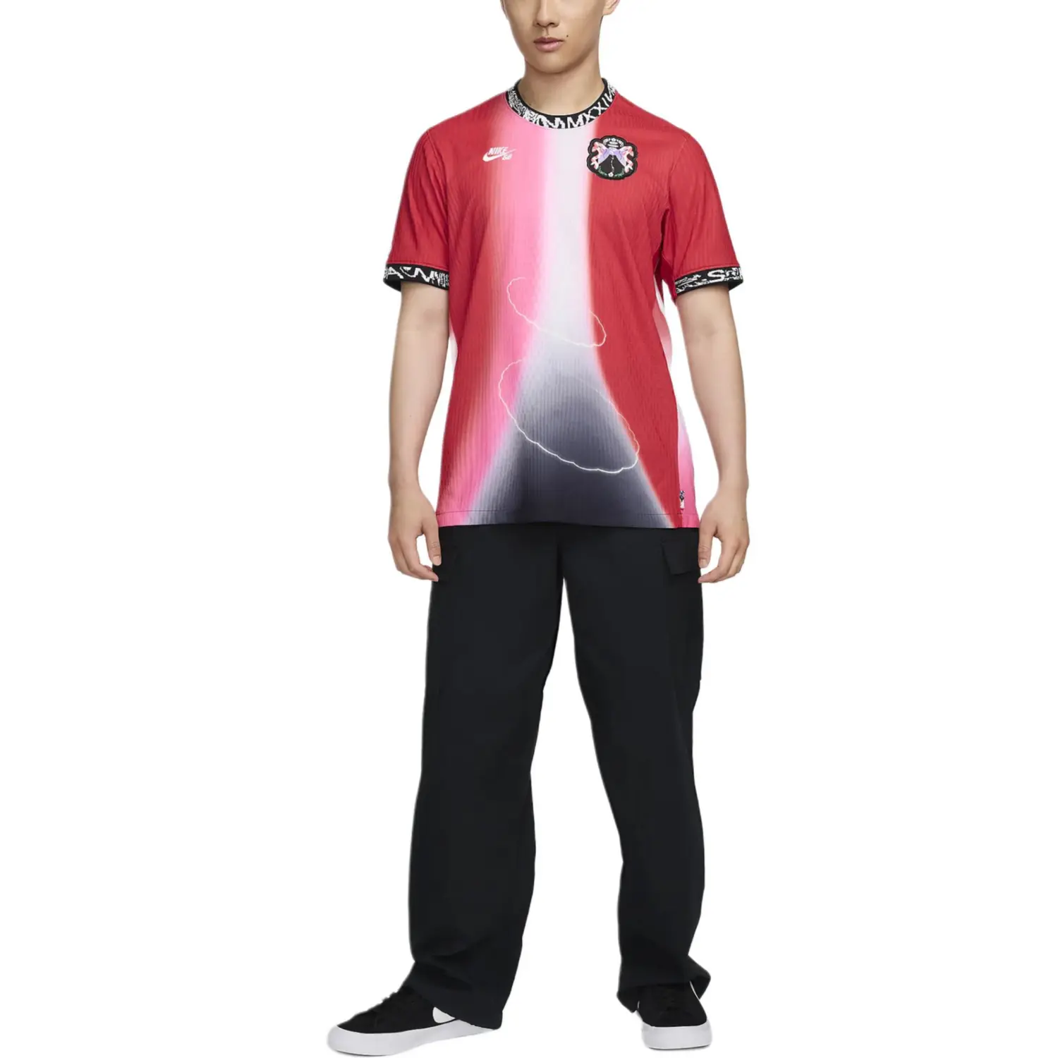 SB Олимпийские игры 2024 Япония S/S майка Nike, красный/черный/белый — фото 2
