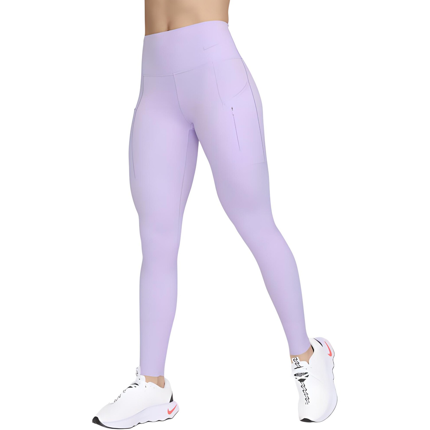 

Леггинсы женские Сиреневые / Черные Nike