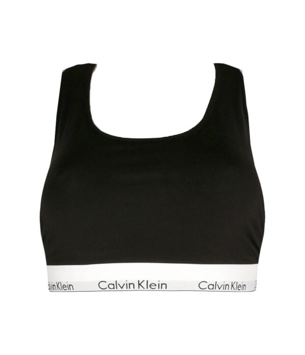 

Топ-бра Calvin Klein Underwear, черный / белый