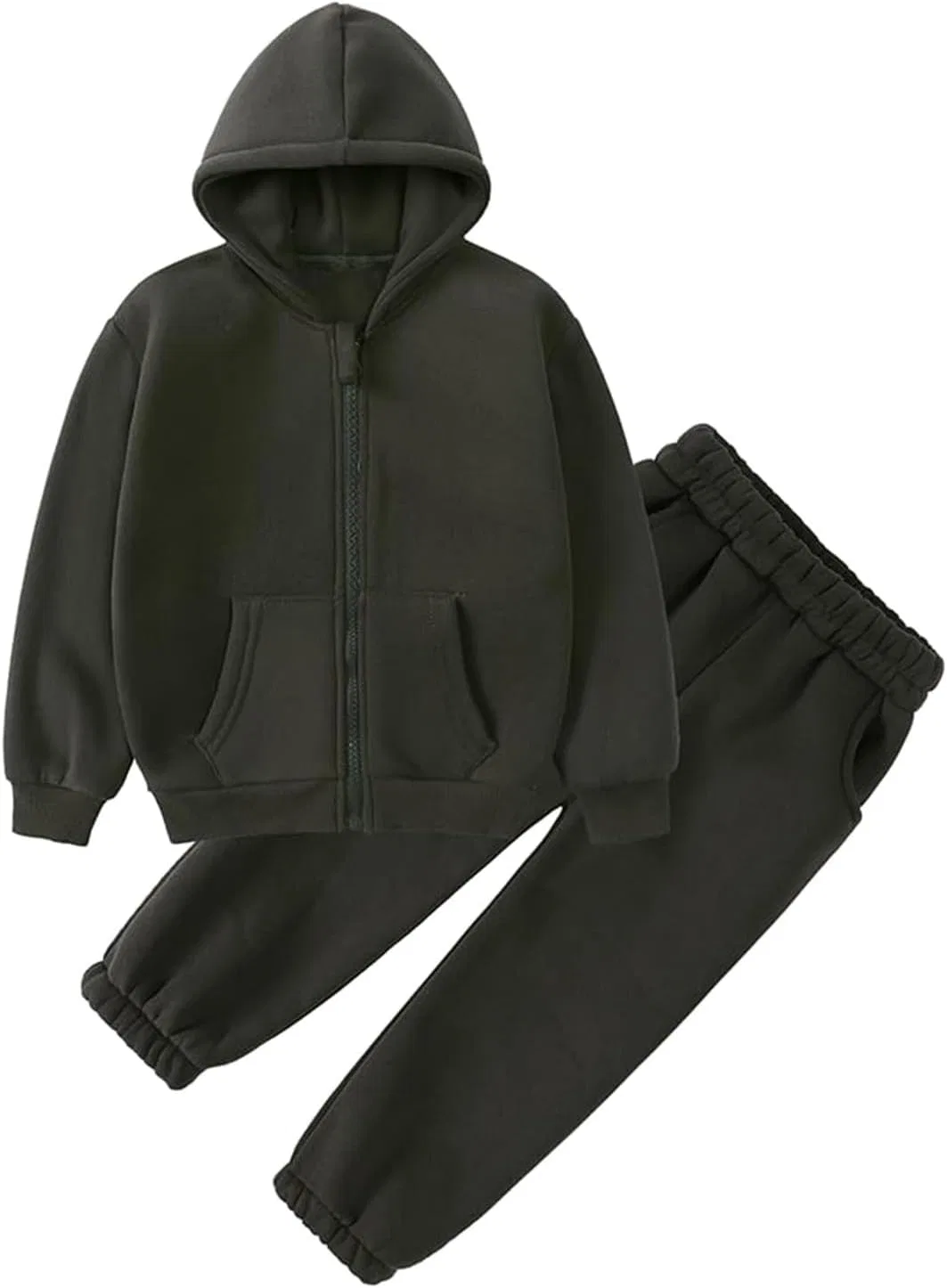 Детский спортивный костюм с флисом Moonker, 2 предмета, Dark Gray