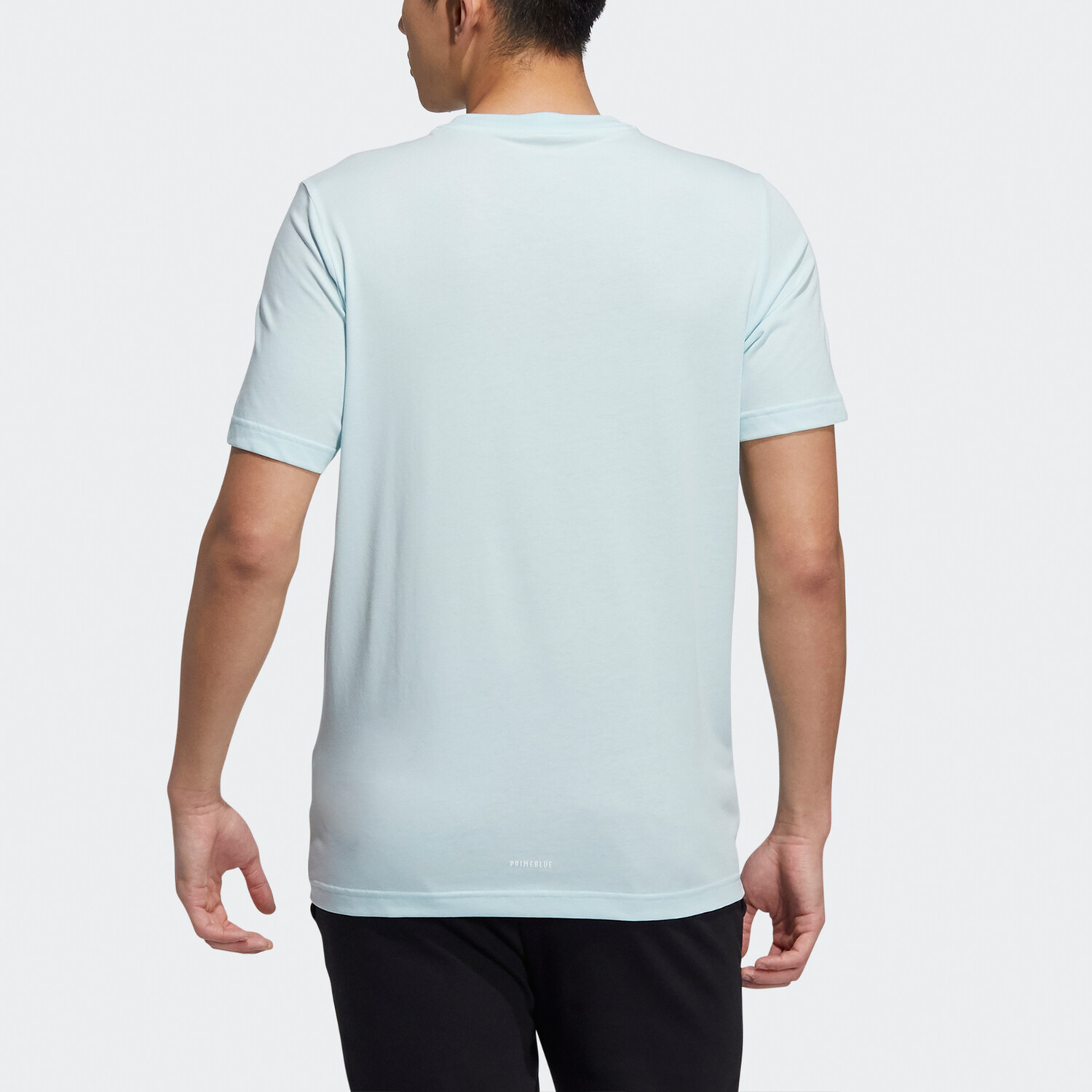 Футболка мужская мятно-зеленая Adidas Neo, мятно-зеленый — фото 3