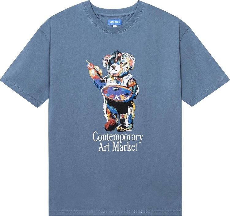

Футболка Market Art Bear 'Wave', синий
