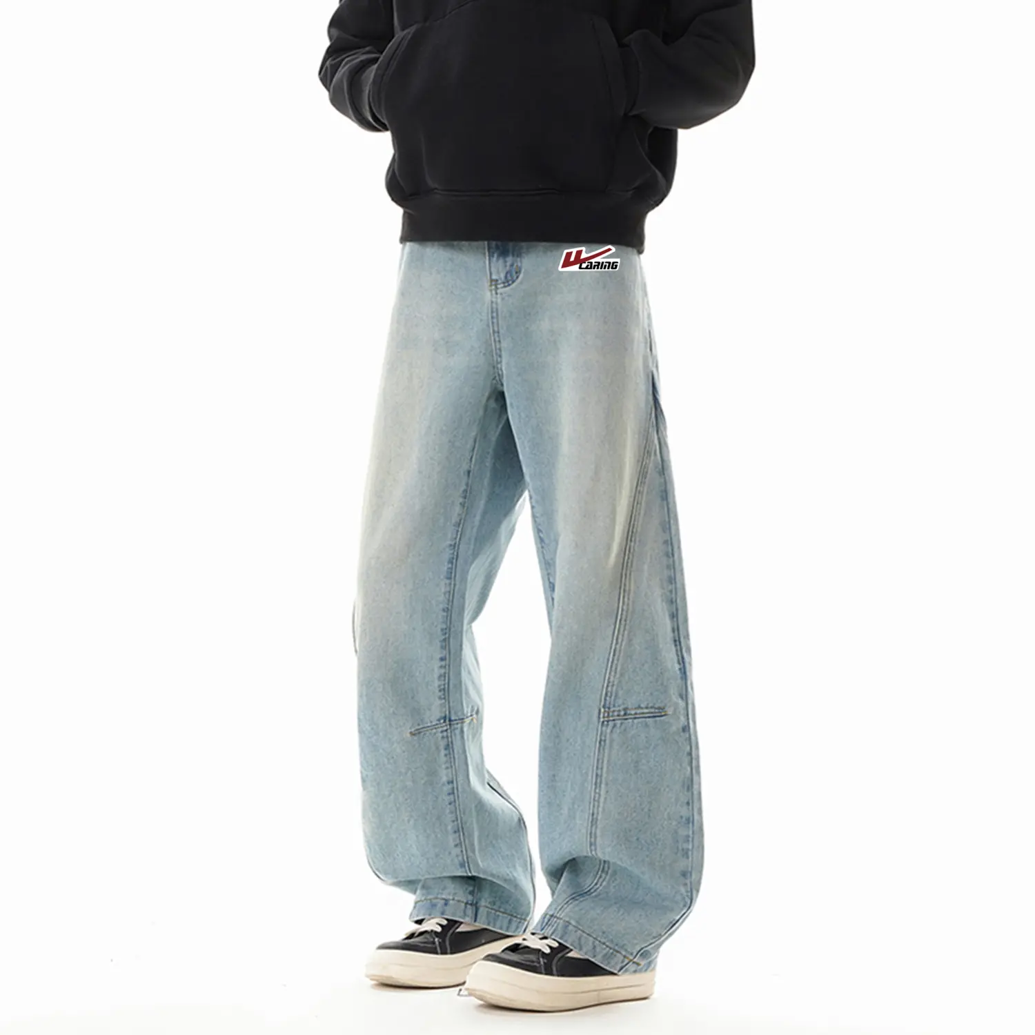 

Джинсы Unisex Moderate Straight Fit WARRIOR, синий (diy badge)