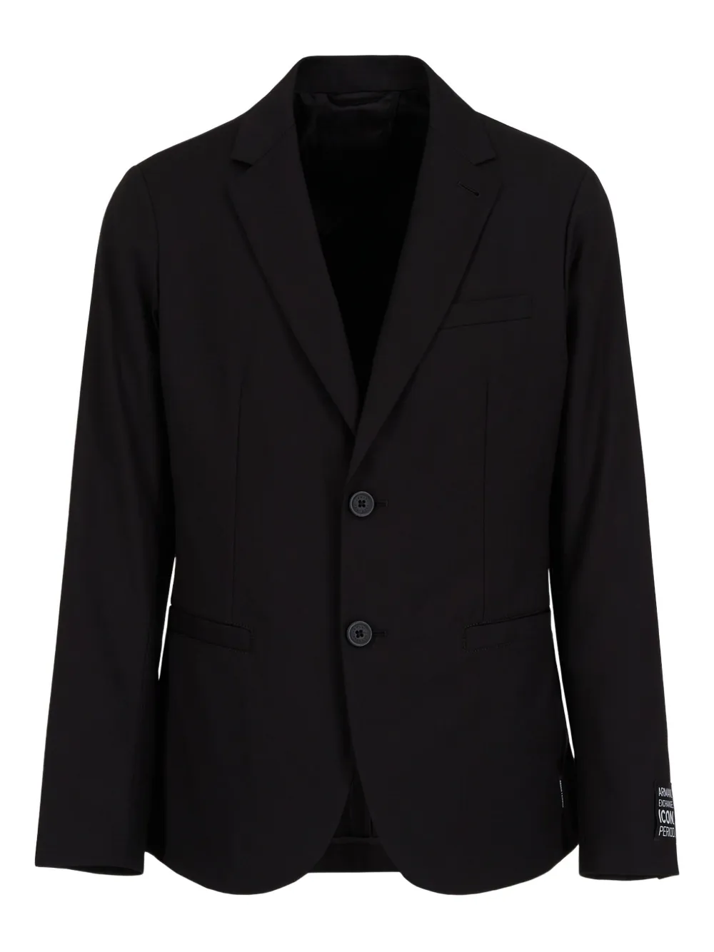 

Однобортный пиджак Armani Exchange, черный