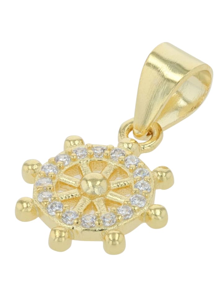 

Adeliás Женский кулон из серебра 925 пробы с золотым покрытием