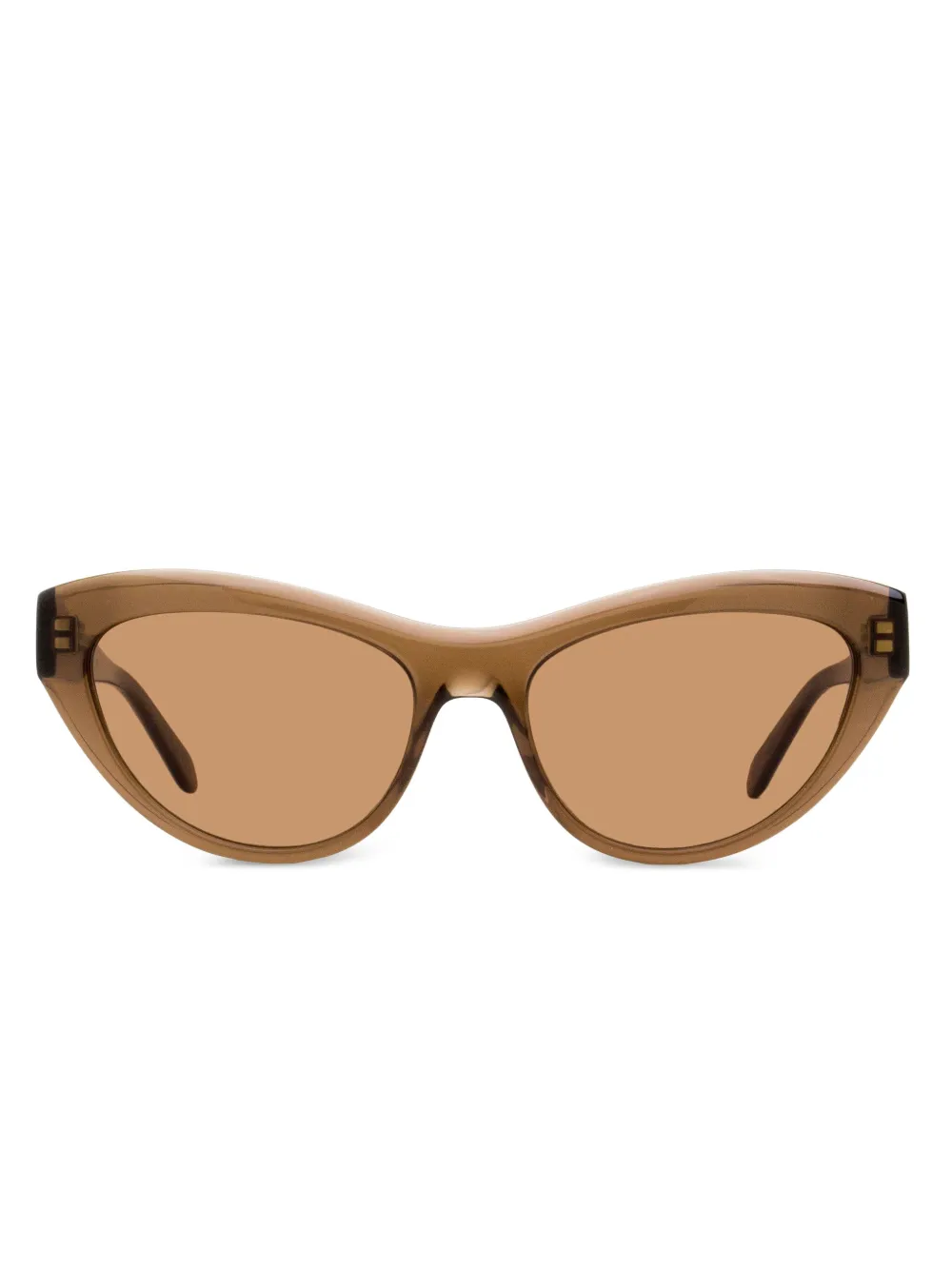 

1103 солнцезащитные очки «кошачий глаз» Ferragamo Eyewear, коричневый