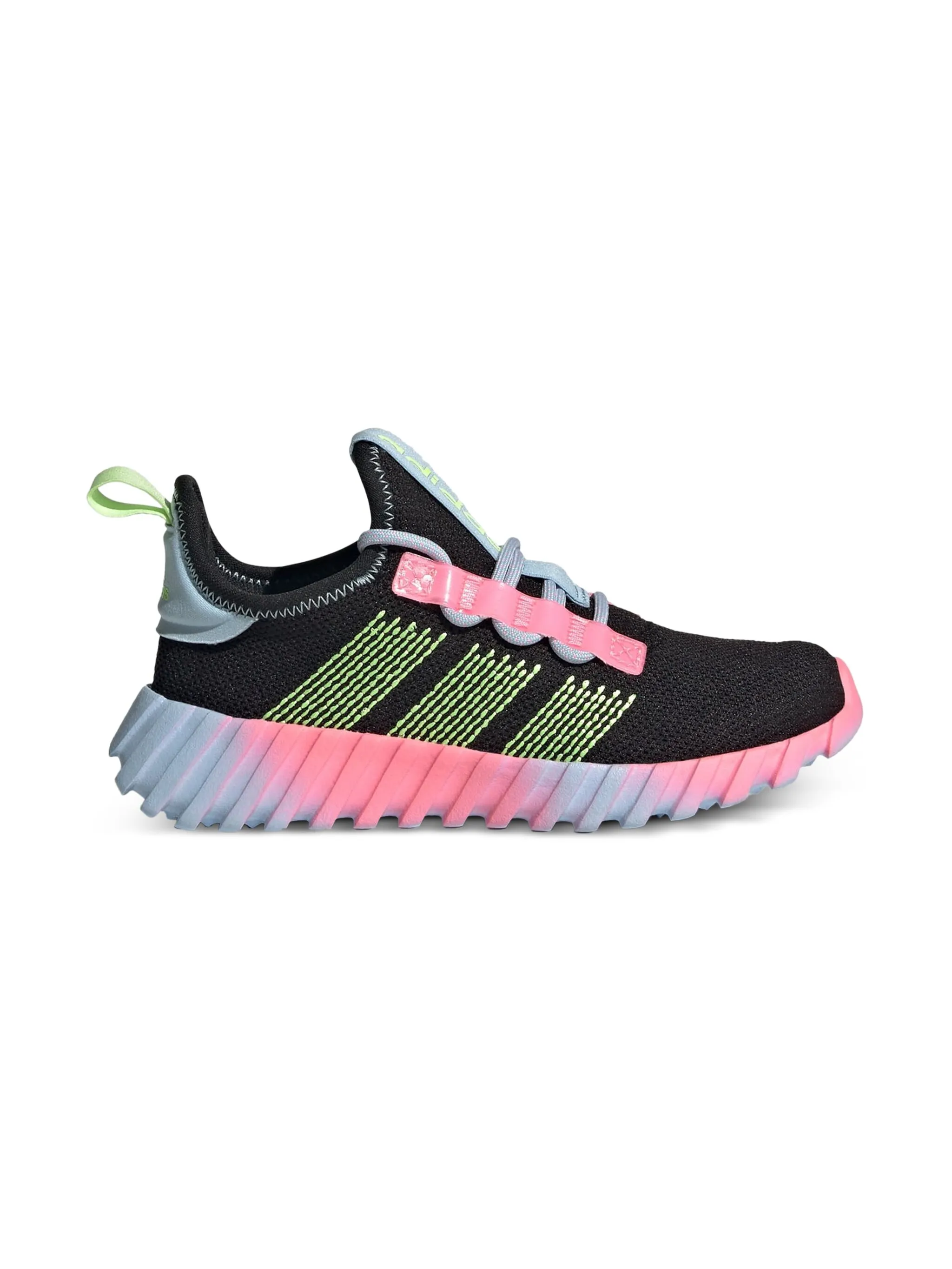 Кроссовки Kaptir Flow Core Black/Hi-Res Yellow/Clear Sky Adidas Kids, черный — фото 2