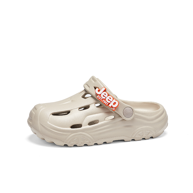 

Детские сандалии с низким верхом, устойчивые к истиранию, дышащие, подростковые Jeep, серый