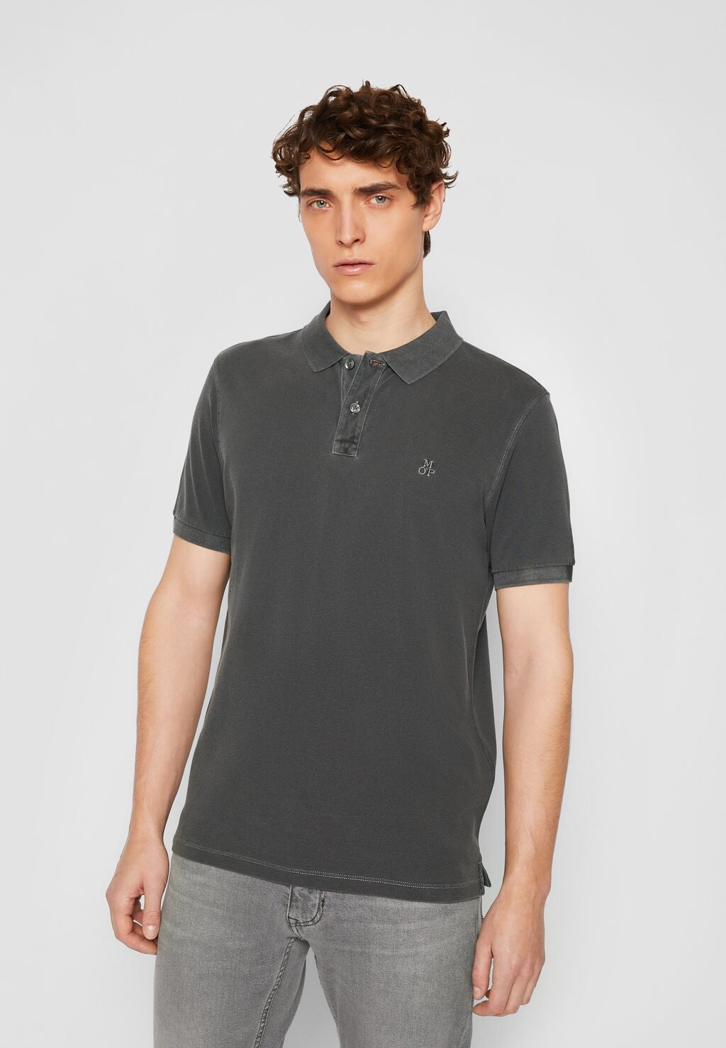 

Рубашка-поло SHORT SLEEVE Marc O'Polo, цвет pirate black