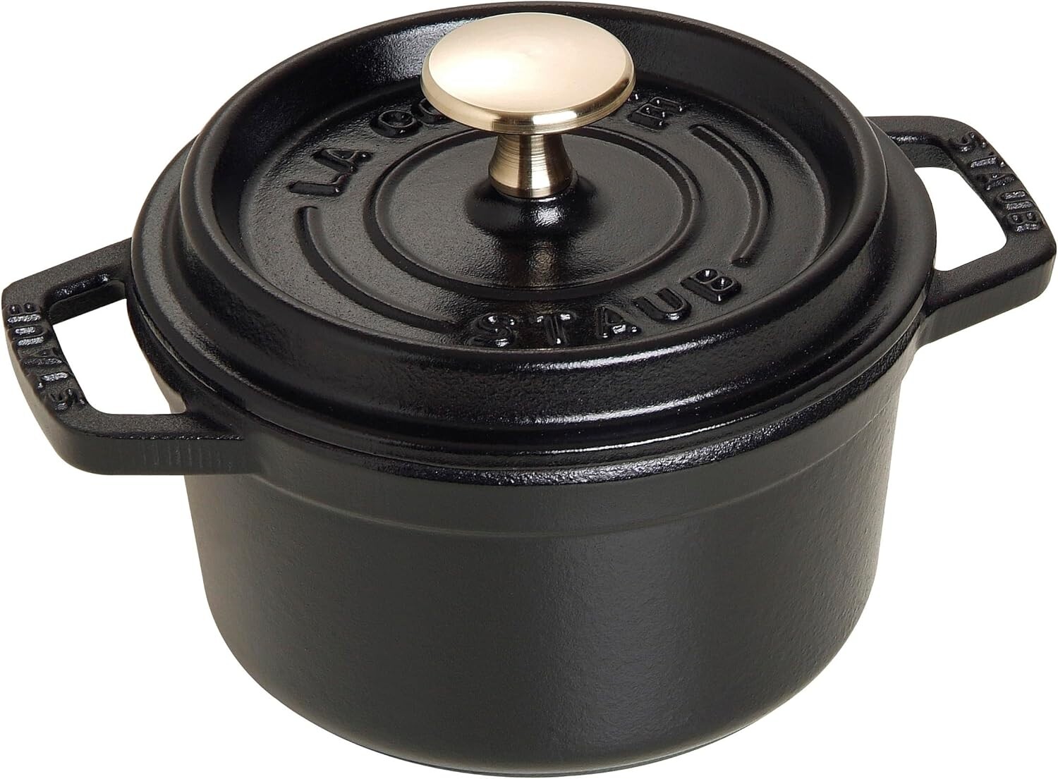 

Кастрюля Staub с двумя ручками, 14 см, 01 Черный, Black
