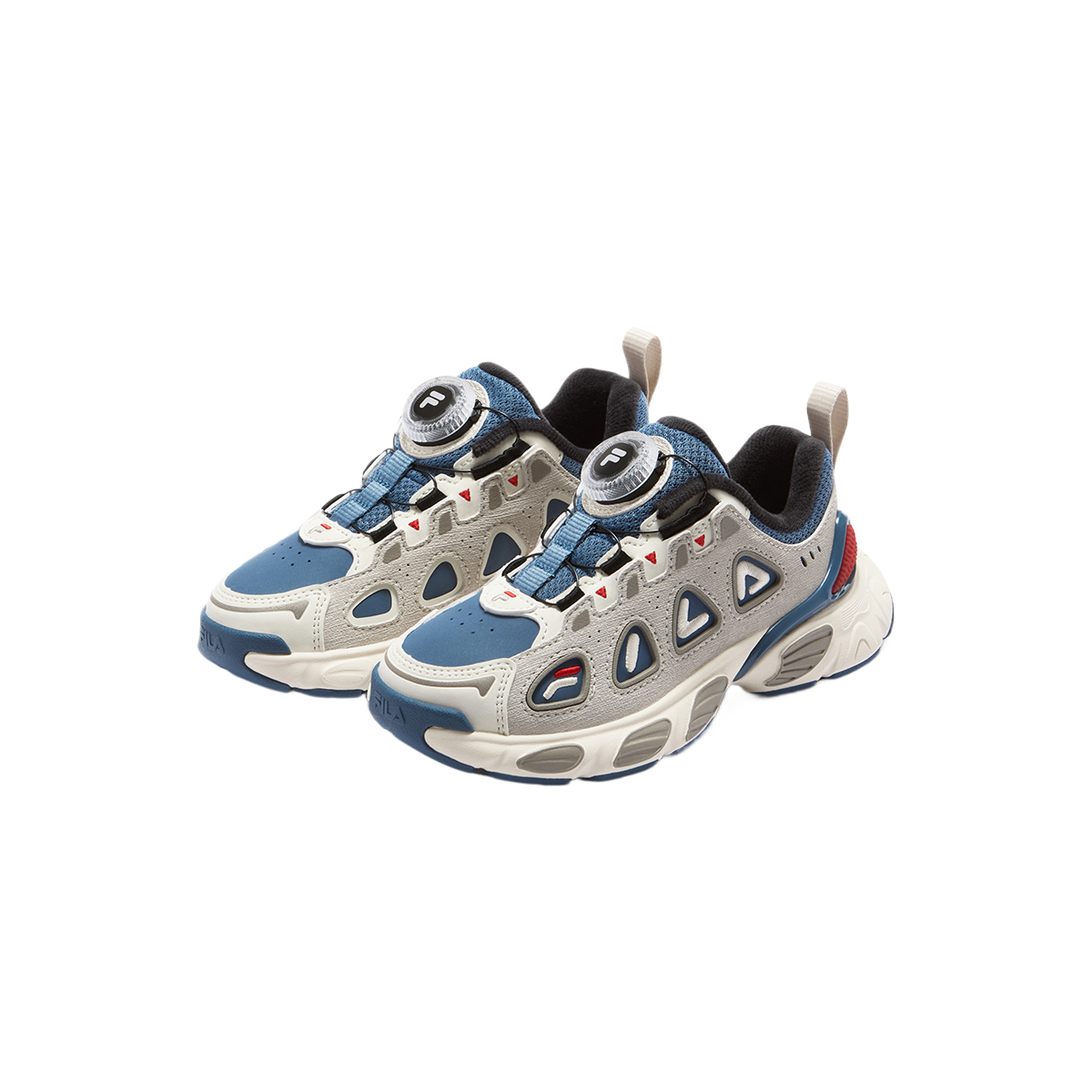 FILA KIDS Heritage FHT кроссовки для бега Tuna Blue/Pale Northern детские — фото 4