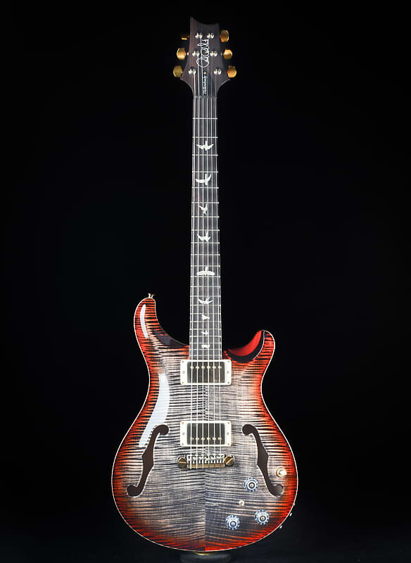 

Электрогитара PRS Hollowbody II Piezo 10-Top & Back with Hybrid Hardware - Charcoal Cherry Burst