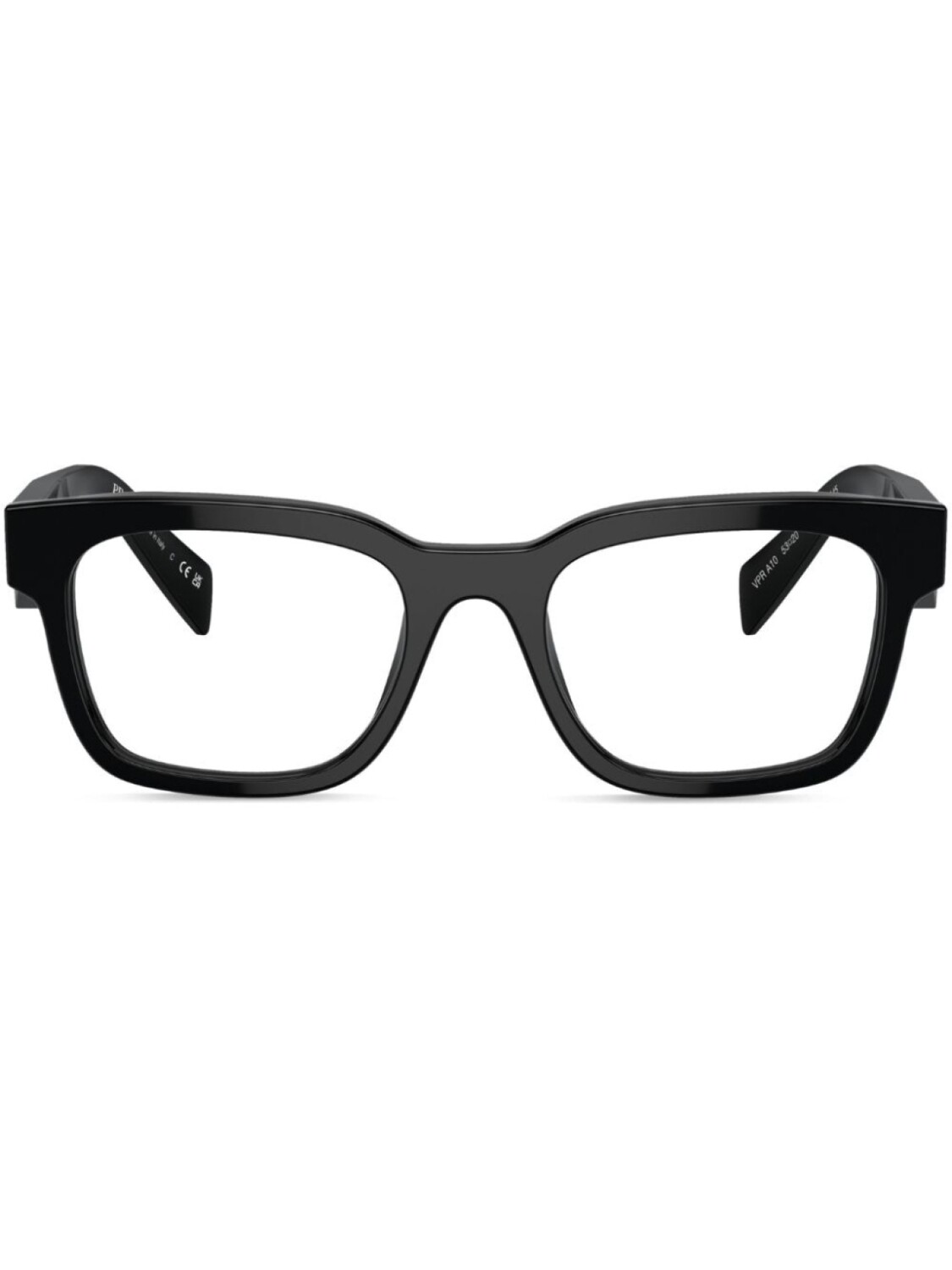 

Prada Eyewear очки в квадратной оправе с логотипом, черный