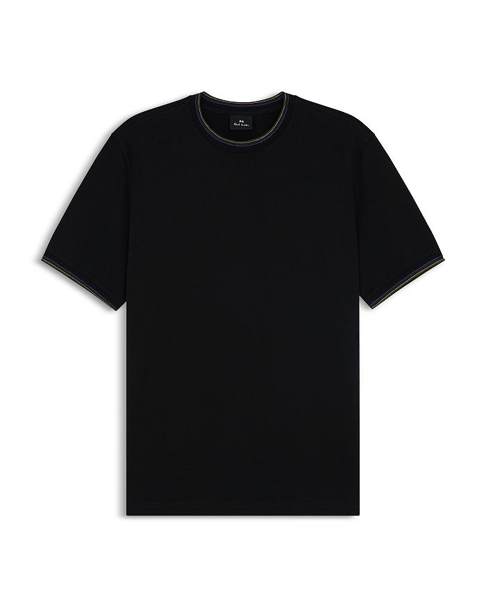 

Футболка Regular Fit с полосками по краю PS Paul Smith, черный