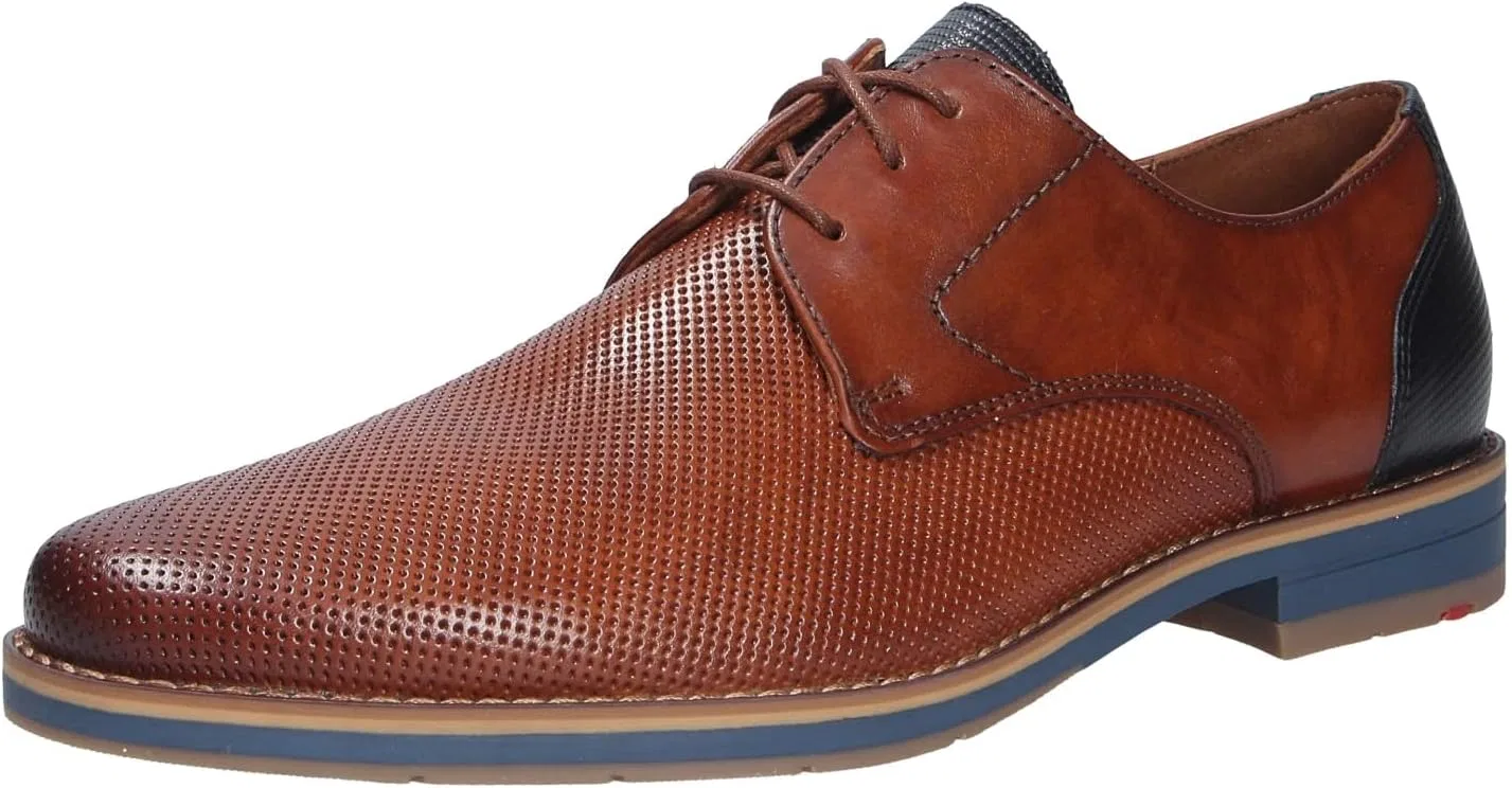 Мужские низкие кроссовки LLOYD Drift 110 на шнуровке, Brown, Brown, Blue