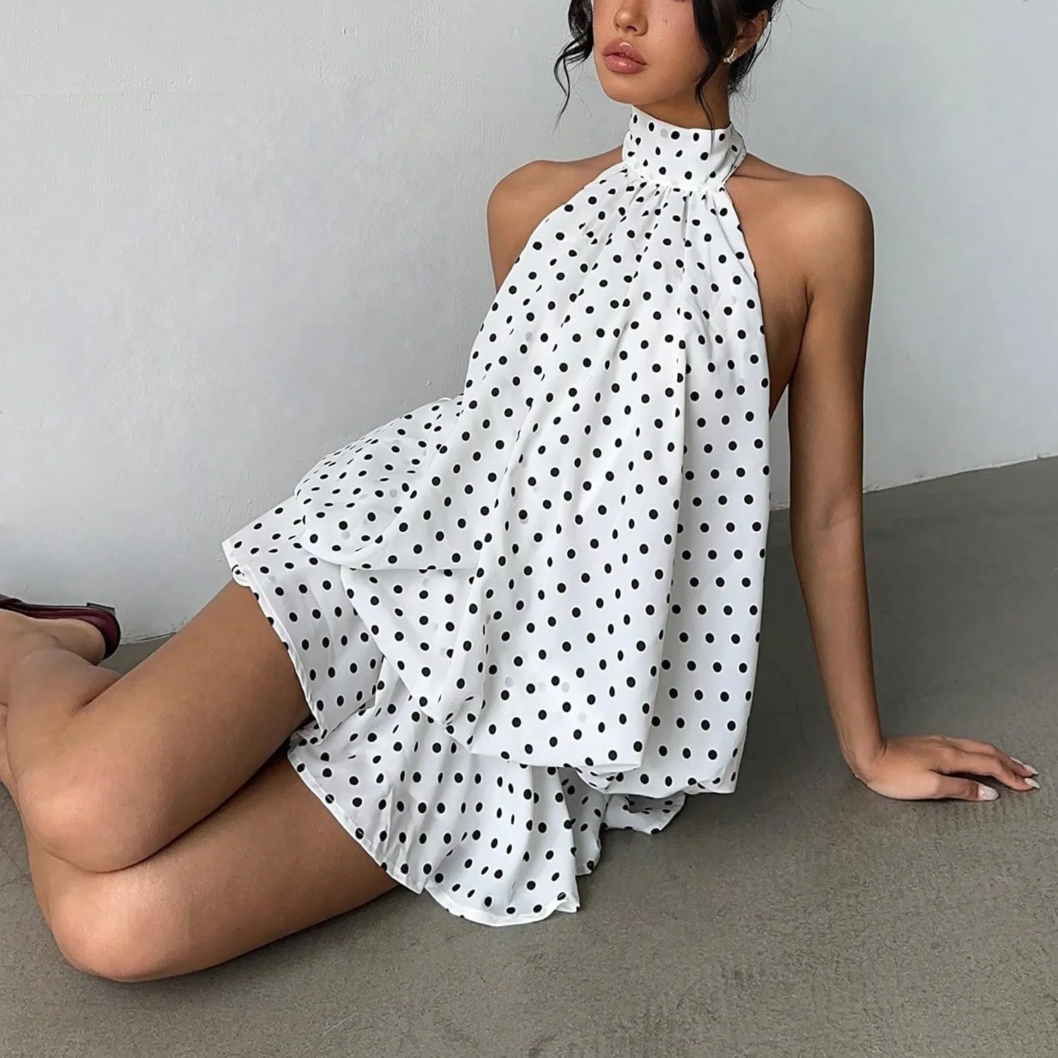Generic Мини-платье Sexy для женщин на вечеринку, вечернее мини-платье для вечеринки, сексуальный наряд — фото 2