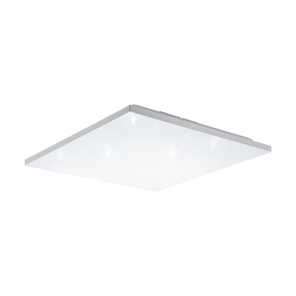 

EGLO LED Panel Calemar-S, потолочный светильник, хрустальный эффект, потолочный светильник из пластика и металла белого цвета, для офиса и кухни, нейтральный белый, 44x44 см