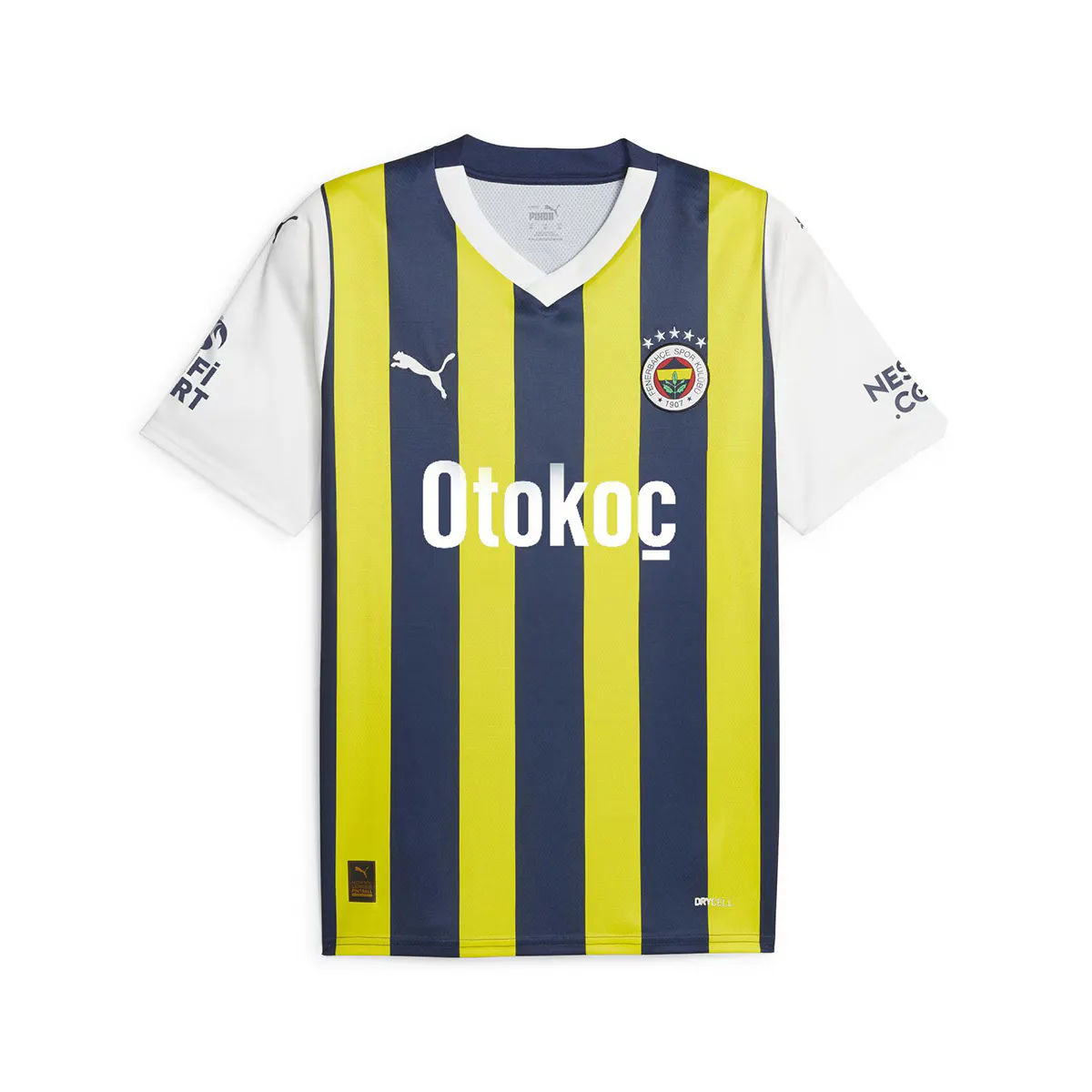 

Мужская 1-я форма Fenerbahçe 2023-2024 Puma футболка, синий/желтый