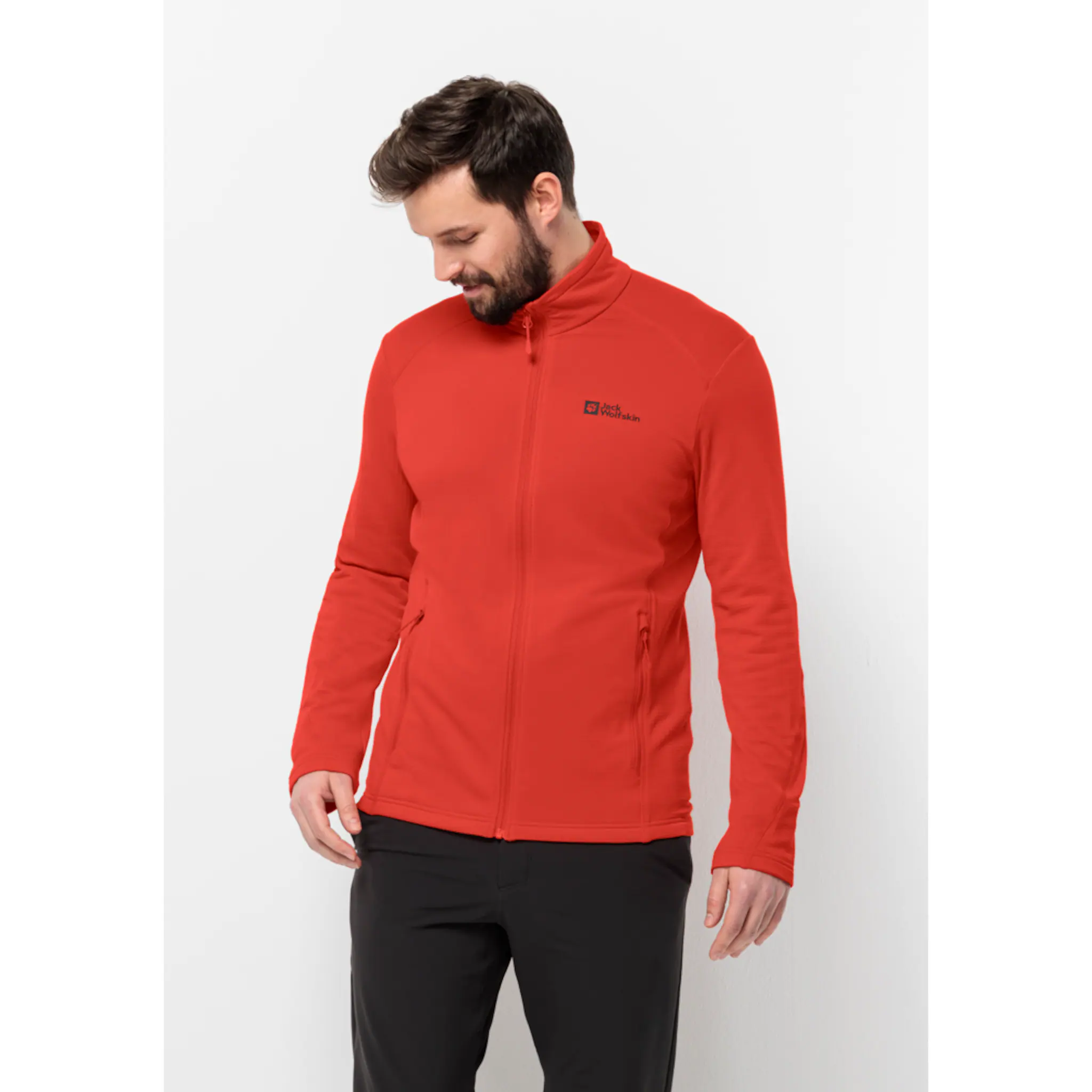 

Флисовая куртка Jack Wolfskin "KOLBENBERG FZ M", красный
