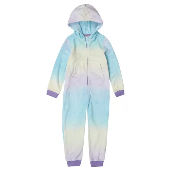 

Детские пижамы-комбинезоны с капюшоном Lands' End, цвет lavender mist omber