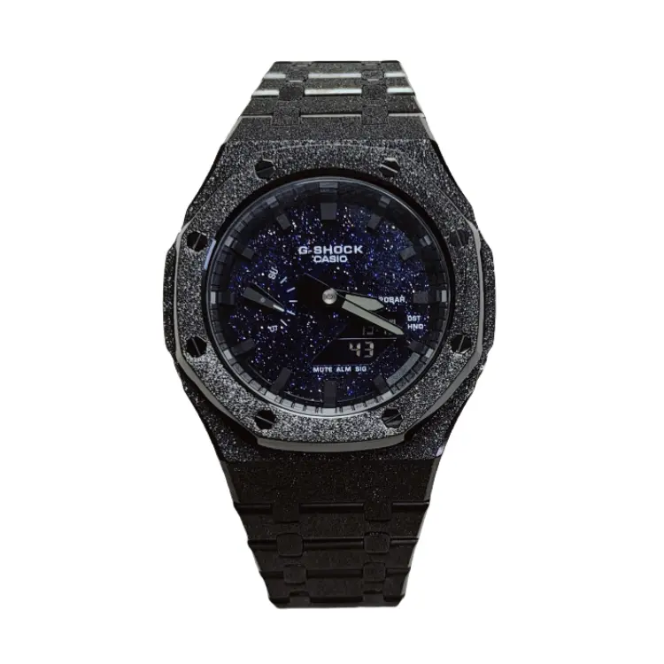 

CASIO Часы Retrofit Series Quartz Movement Watch Unisex Blue Dial, Dark Blue Starry Sky