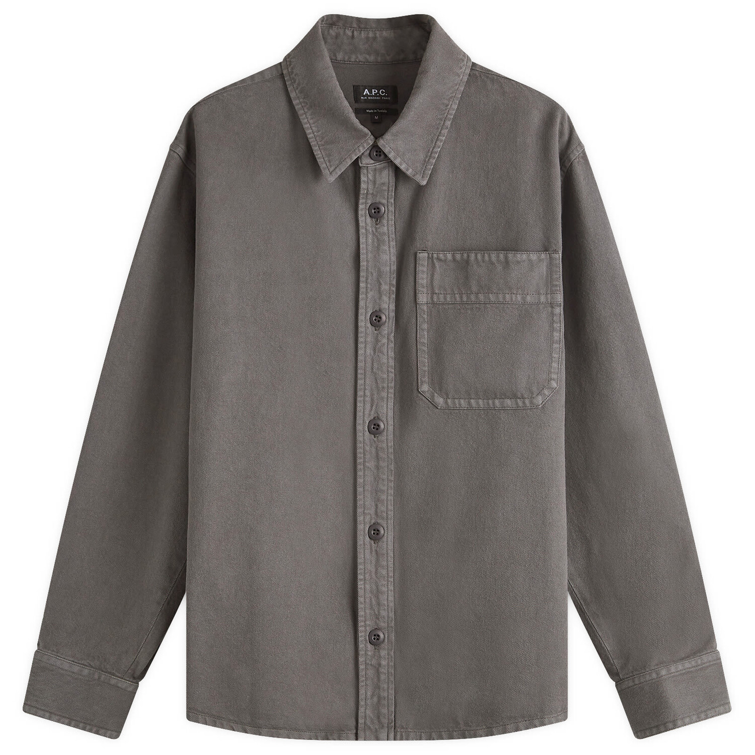 

Рубашка A.P.C. Brodee Denim Shirt, цвет Anthracite