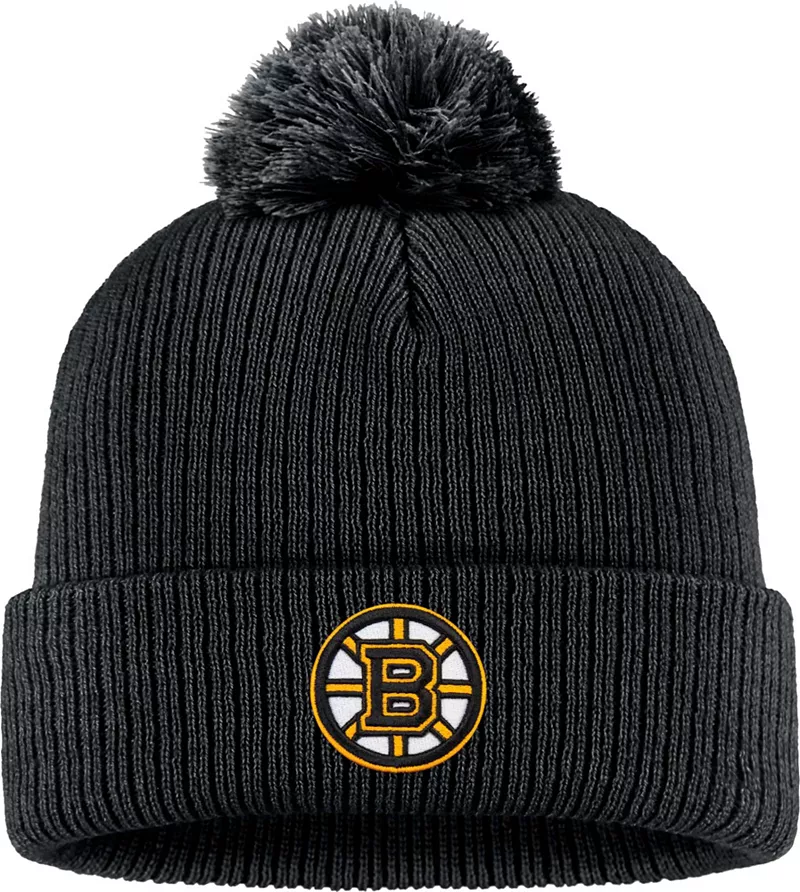 

Вязаная шапка с помпоном NHL Boston Bruins Core Fanatics