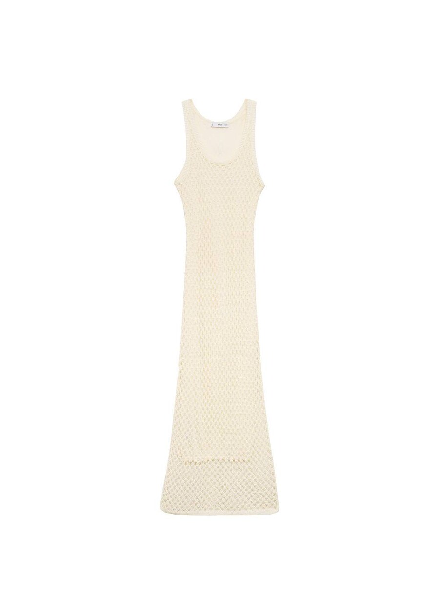 

Макси платье MANGO, Nude