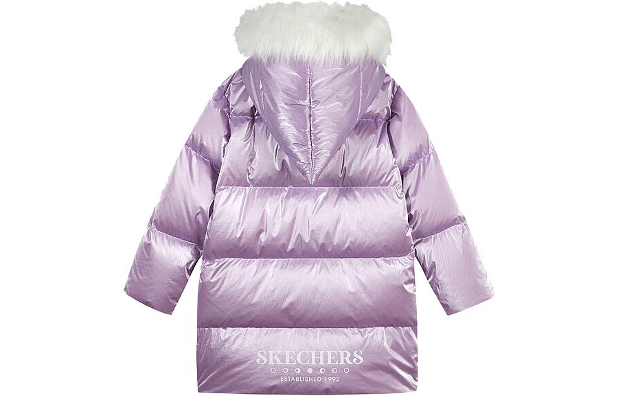 Детская пуховая куртка Skechers, orchid bloom фиолетовый/00aq — фото 4