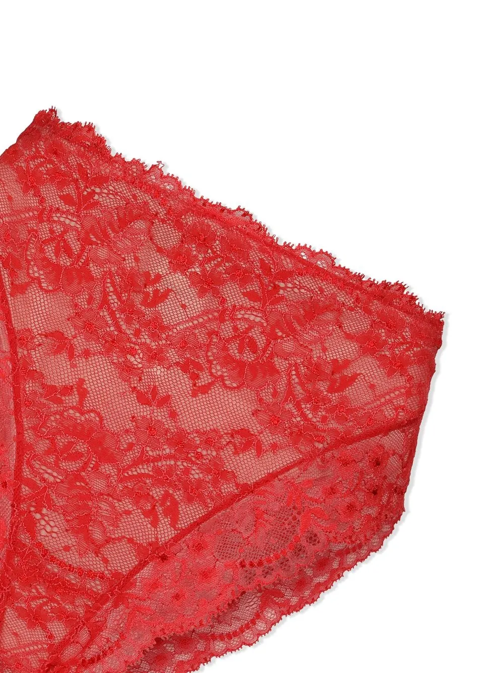 Кружевные трусы-брифы с завышенной талией DOLCE & GABBANA, красный — фото 4
