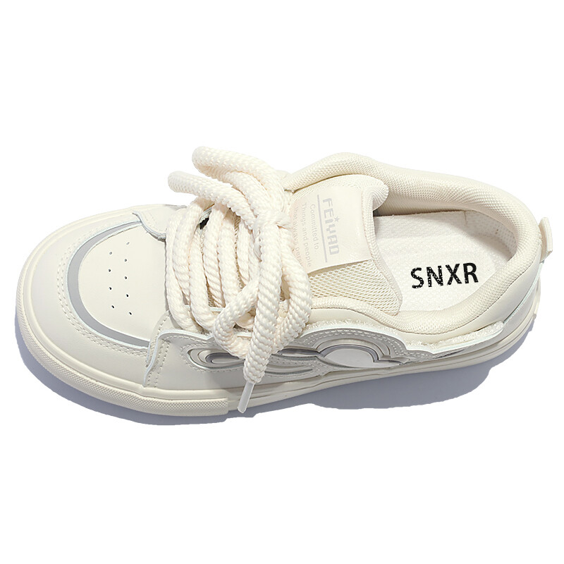 Кеды, скейтборд обувь женская низкая Snxr, бежевый/хаки — фото 2