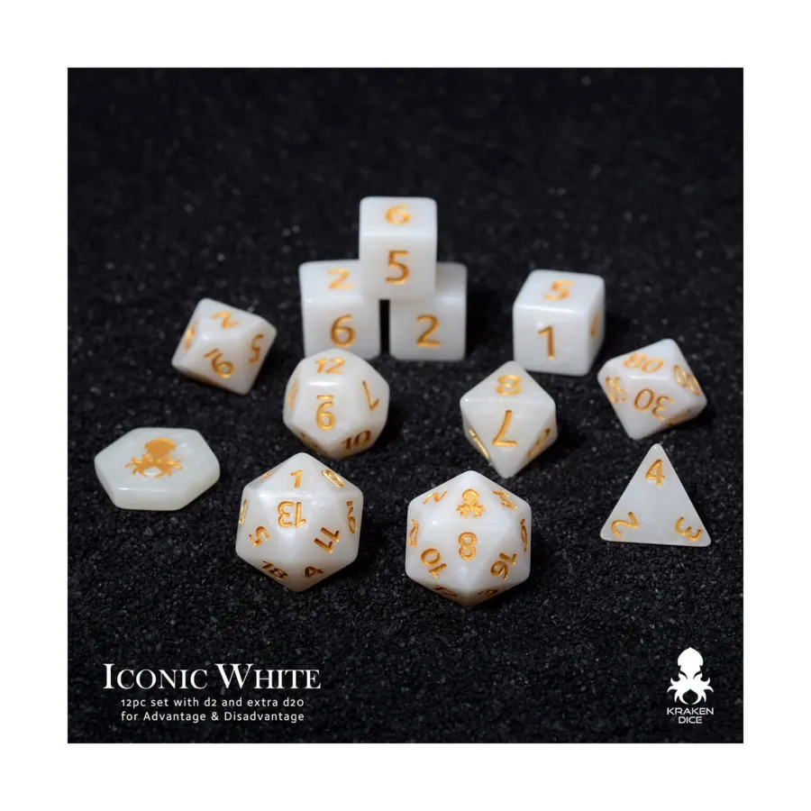 

Набор Poly — белый с золотом (12), Poly Sets - Iconic