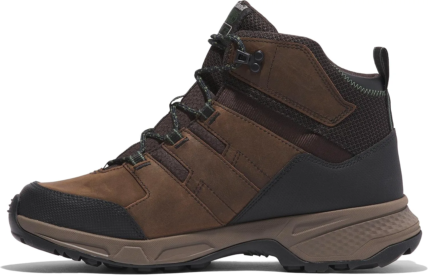 Рабочие ботинки Timberland PRO Switchback Lt 6 дюймов для взрослых, унисекс, с мягким носком, водонепроницаемые, для промышленного использования, коричневый/зеленый — фото 2
