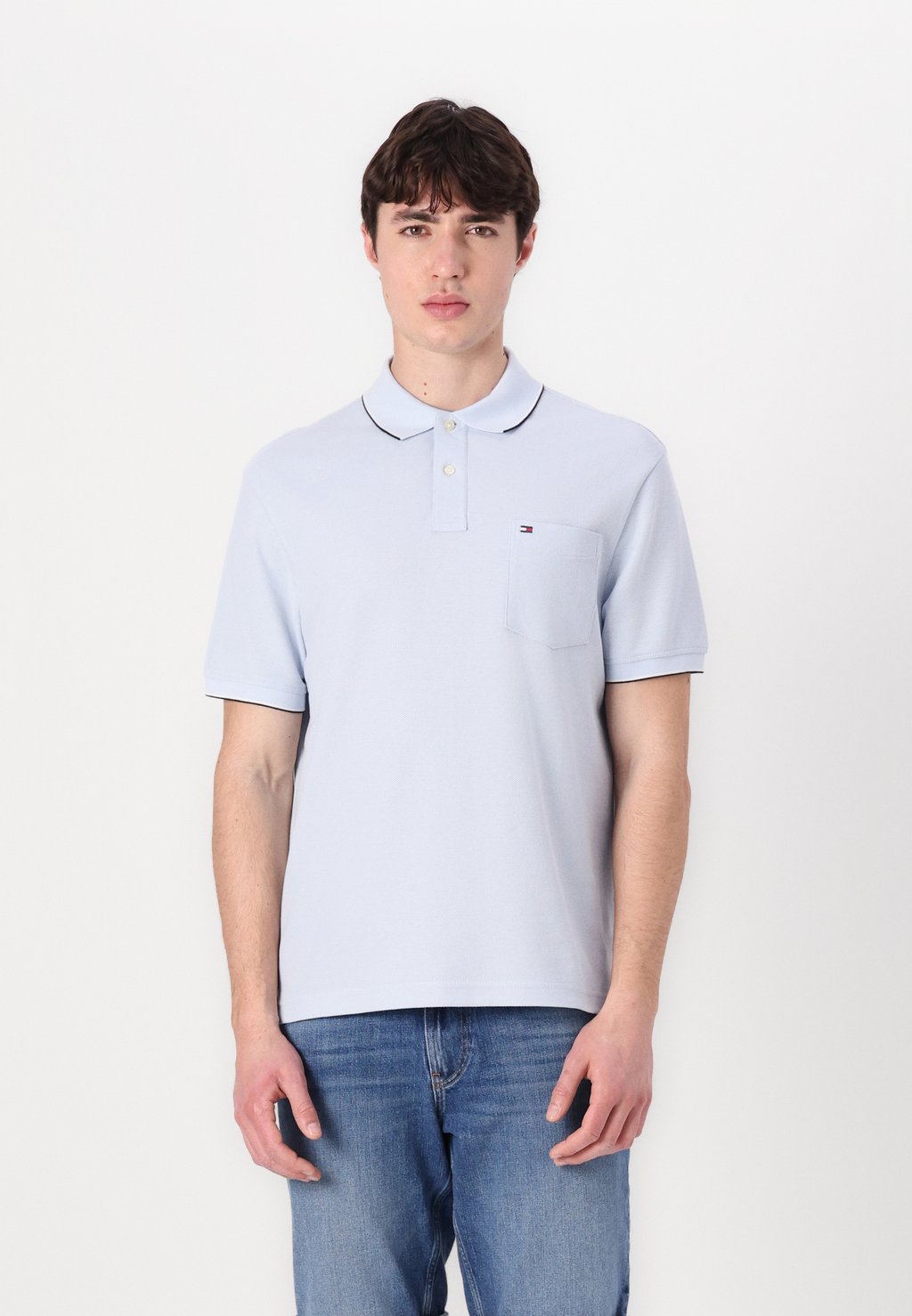 

Поло POCKET CLASSIC FIT POLO Tommy Hilfiger, светло-голубой